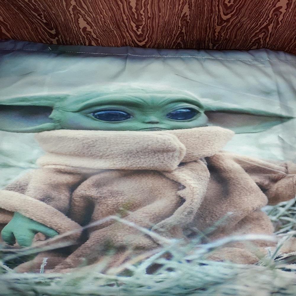 NEW STAR WARS YODA DUVET 3 PIECE SET SIZE QUEEN